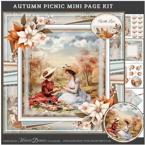 Autumn Picnic Mini Page Kit