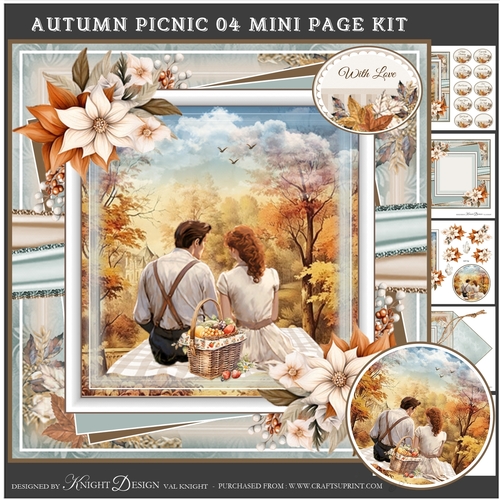 Autumn Picnic 04 Mini Page Kit 