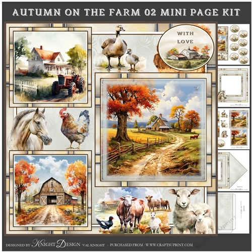 Autumn On The Farm 02 Mini Page Kit 