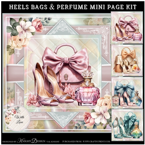 Heels Bags & Perfume Mini Page Kit
