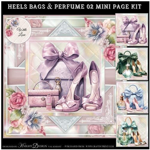 Heels Bags & Perfume 02 Mini Page Kit