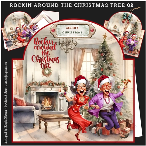 Rockin Around The Christmas Tree 02 Mini Page Kit