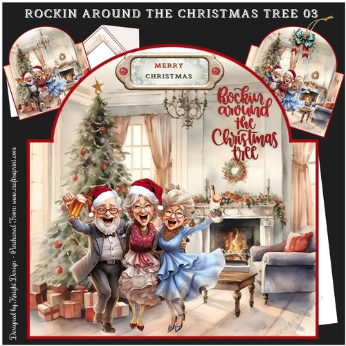 Rockin Around The Christmas Tree 03 Mini Page Kit