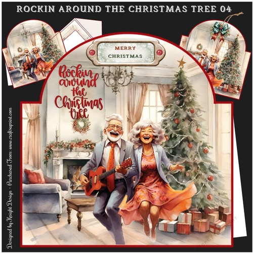Rockin Around The Christmas Tree 04 Mini Page Kit