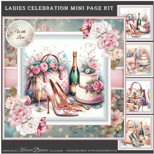 Ladies Celebration 02 Mini Page Kit