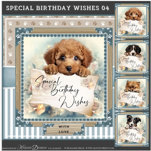 Special Birthday Wishes 04 Mini Page Kit 