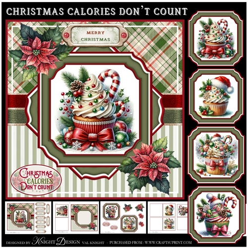 Christmas Calories Dont Count Mini Page Kit