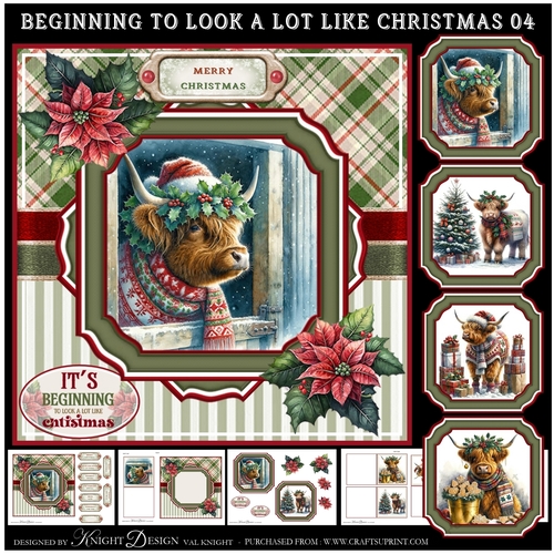 Its BeginingTo Look A Lot Like Christmas 04 Mini Page Kit