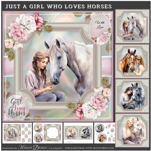 Just A Girl Who Loves Horses Mini Page Kit