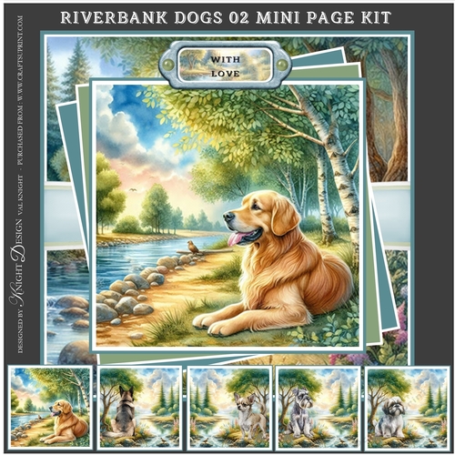 Riverbank Dogs 02 Mini Page Kit 