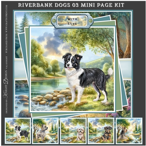 Riverbank Dogs 03 Mini Page Kit 