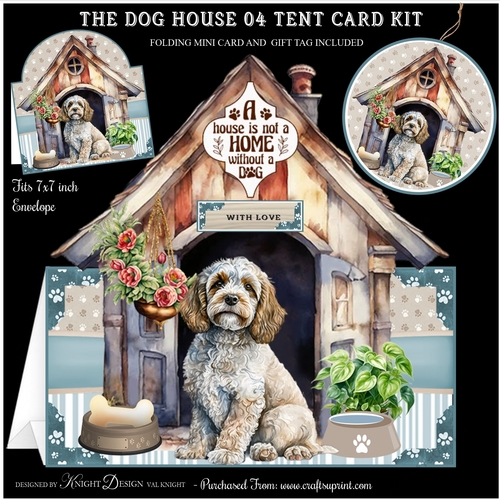 The Dog House 04 Tent Card Kit
