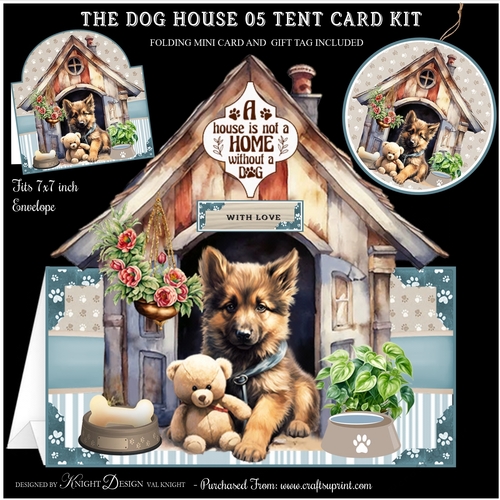 The Dog House 05 Tent Card Kit