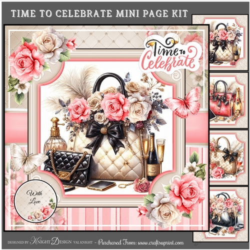 Time To Celebrate Mini Page Kit