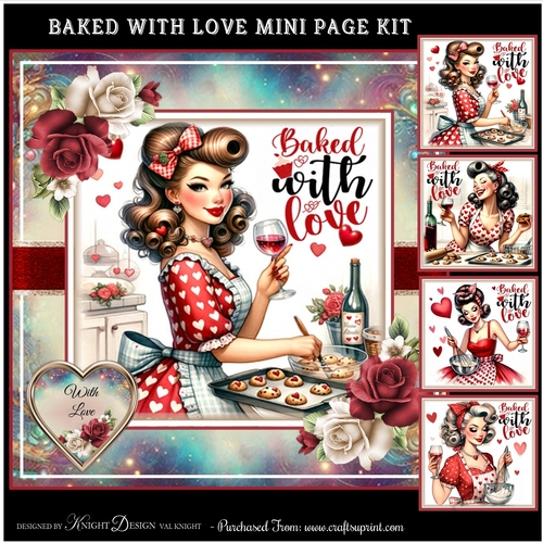 Baked With Love Mini Page Kit 