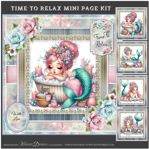 Time To Relax Mini Page Kit