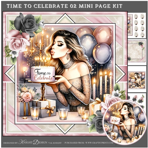 Time To Celebrate 02 Mini Page Kit
