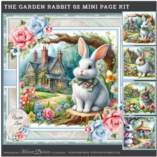 The Garden Rabbit 02 Mini Page Kit