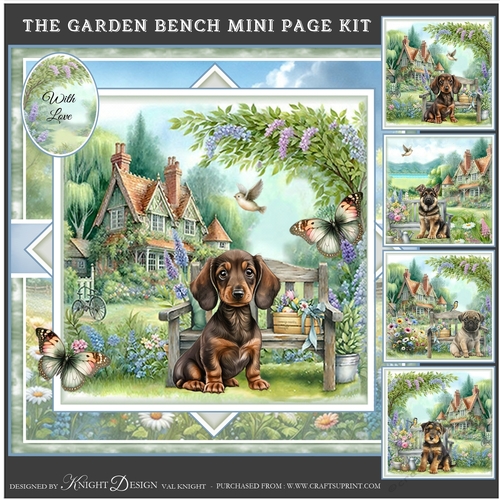The Garden Bench Mini Page Kit