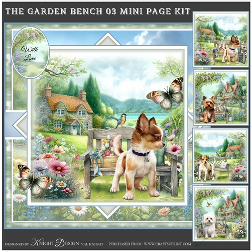 The Garden Bench 03 Mini Page Kit