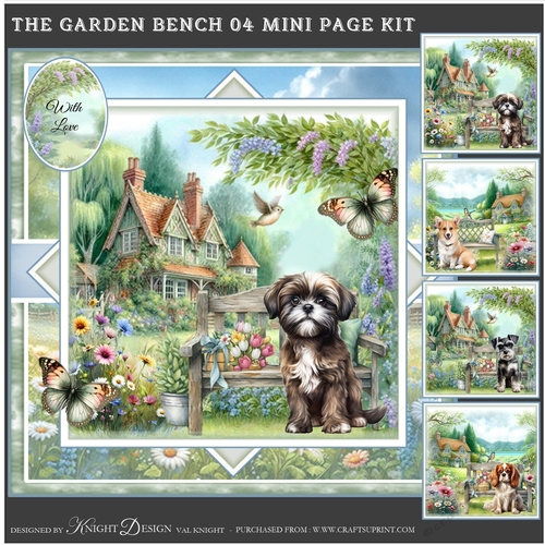 The Garden Bench 04 Mini Page Kit