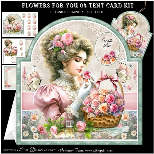 Flowers For You 04 Tent Card Kit