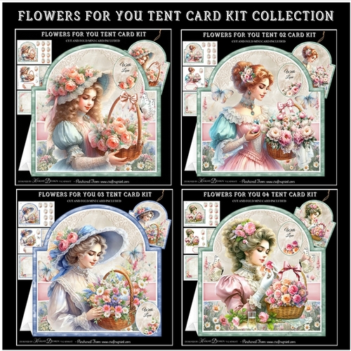 Flowers For You Tent Card Kit Collection