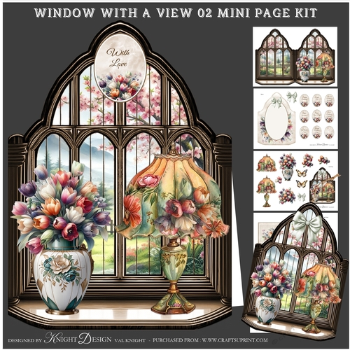 Window With A View 02 Shaped Mini Page Kit