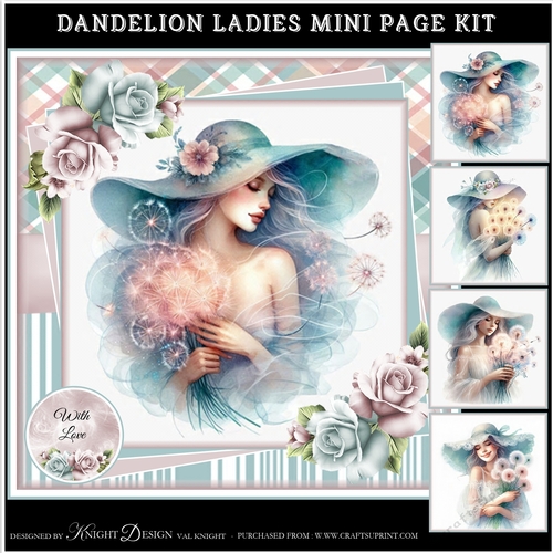 Dandelion Ladies Mini Page Kit