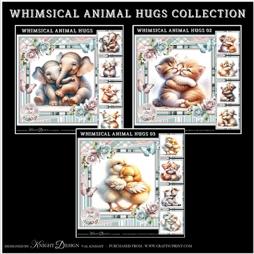 Whimsical Animal Hugs Collection