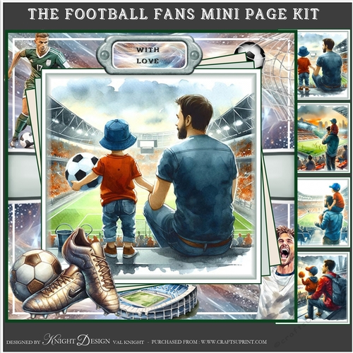 The Football Fans Mini Page Kit