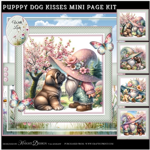 Puppy Dog Kisses Mini Page Kit