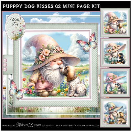 Puppy Dog Kisses 02 Mini Page Kit