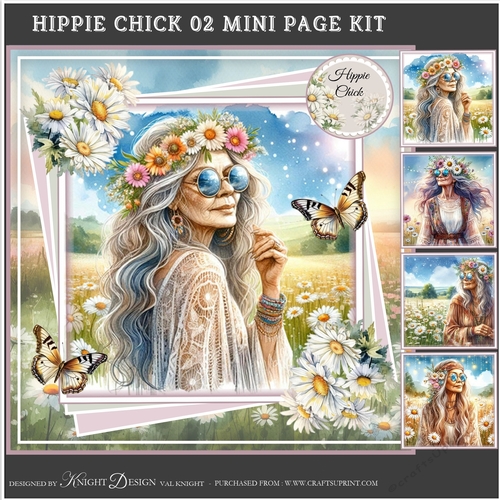 Hippie Chick Mini Page Kit