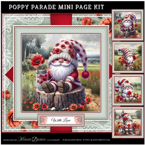 Poppy Parade Mini Page Kit