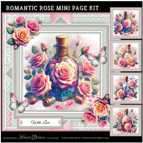 Romantic Rose Mini Page Kit