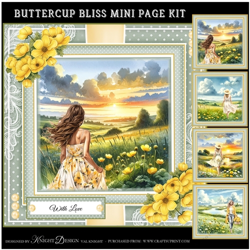 Buttercup Bliss Mini Page Kit