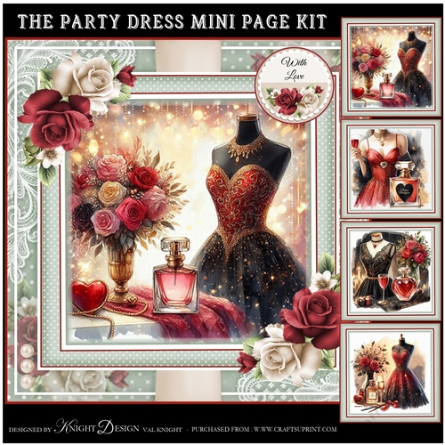 The Party Dress Mini Page Kit