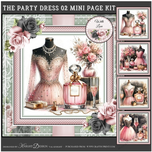 The Party Dress 02 Mini Page Kit