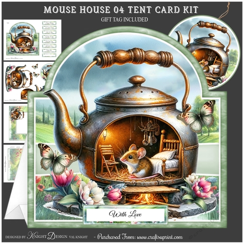 Mouse House 04 Tent Card Kit