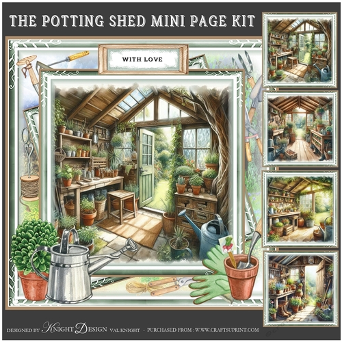 The Potting Shed Mini Page Kit