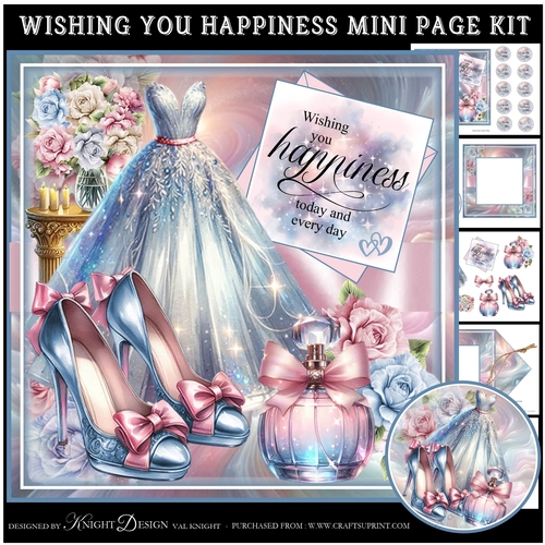 Wishing You Happiness Mini Page Kit