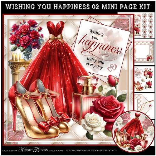 Wishing You Happiness 02 Mini Page Kit