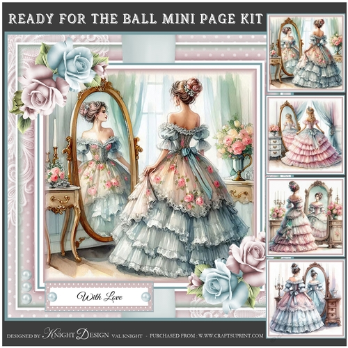 Ready For The Ball Mini Page Kit
