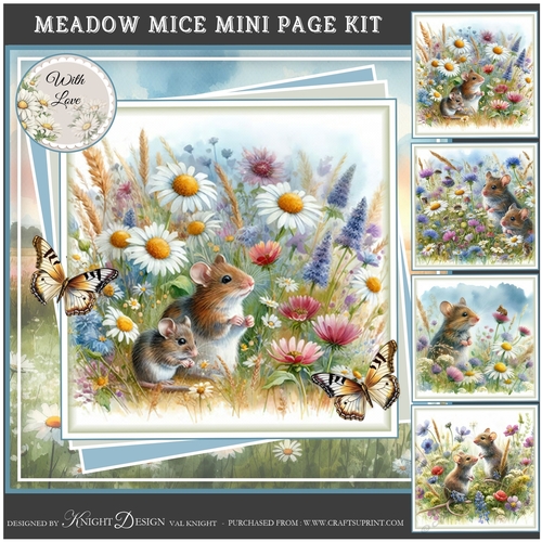 Meadow Mice Mini Page Kit