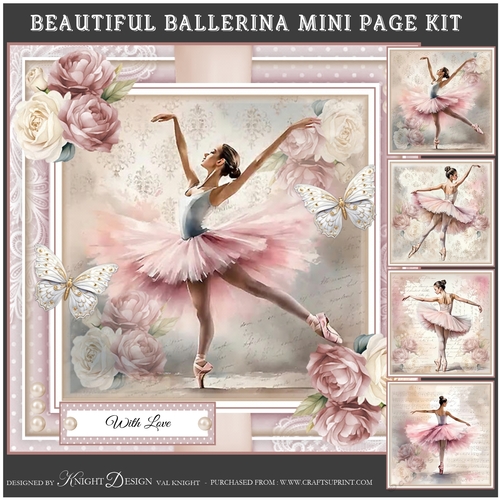 Beautiful Ballerina Mini Page Kit