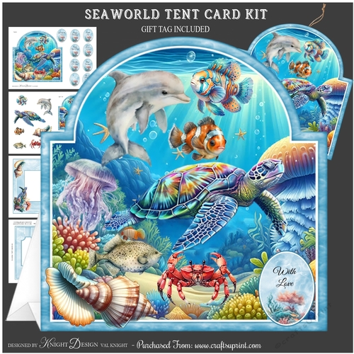 Seaworld Tent Card Kit