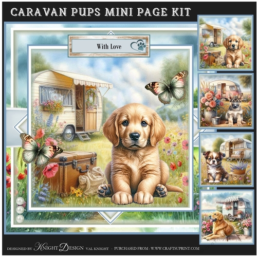 Caravan Pups Mini Page Kit