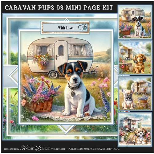 Caravan Pups 03 Mini Page Kit