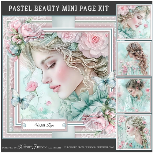 Pastel Beauty Mini Page Kit